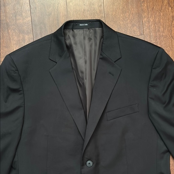 Pronto Uomo Black 100% Wool Blazer, Classic Style, Size 44 Short/38 Waist - Picture 2 of 15